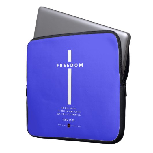 Freiheitskreuz Laptopschutzhülle (Vorderseite Links)