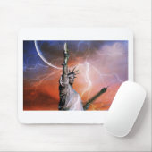 Freiheitslichtstatue. Mousepad (Mit Mouse)