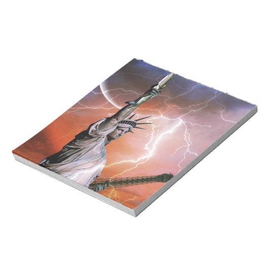 Freiheitslichtstatue. Notizblock (Rotiert)