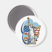 Freiheitsmagnet Magnet (Vorderseite/Rückseite)