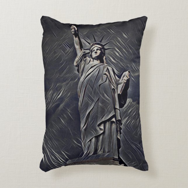 Freiheitsmalerei Dekokissen (Vorderseite(Vertikal))