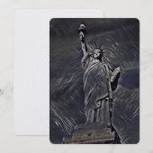 Freiheitsmalerei Einladung (Vorne/Hinten)