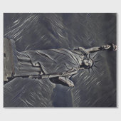 Freiheitsmalerei Geschenkpapier (Flach)