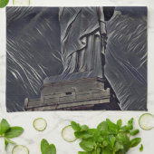 Freiheitsmalerei Geschirrtuch (Gefaltet)