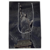 Freiheitsmalerei Mittlere Geschenktüte (Rückseite)