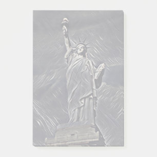 Freiheitsmalerei Post-it Klebezettel