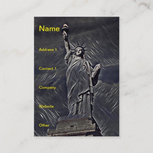 Freiheitsmalerei Visitenkarte (Vorderseite)