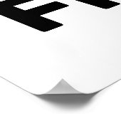 Freiheitsrechte bei der Abstimmung Poster (Ecke)