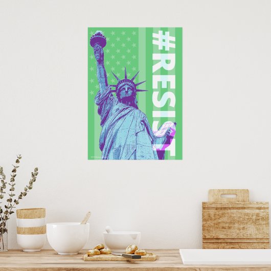 FreiheitsRESISTISCHE Kunst Poster (Küche)