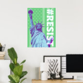 FreiheitsRESISTISCHE Kunst Poster (Heimbüro)