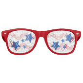 Freiheitsring am 4. Juli lass Party Partybrille (Vorderseite)