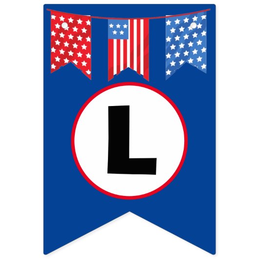 Freiheitsring-Banner gelassen Wimpelkette (Zweite Fahne)