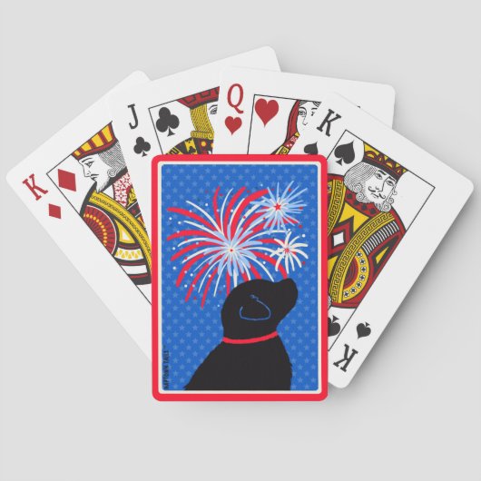 Freiheitsring für Black Dog Playing Cards gelassen Spielkarten (Rückseite)