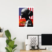 Freiheitsring gelassen poster (Heimbüro)