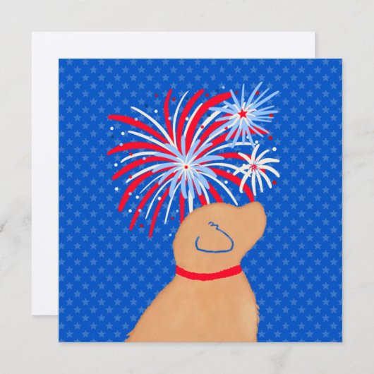 Freiheitsring Gelbe Hunde-Mitteilungskarten gelass Mitteilungskarte (Vorne/Hinten)