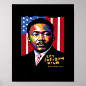 Freiheitsring-Zitat gelassen Poster (Vorne)