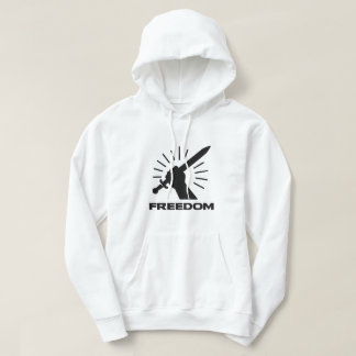 Freiheitsschwert-Grafik Hoodie