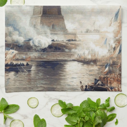 Freiheitsstatue 1886 handtuch (Gefaltet)