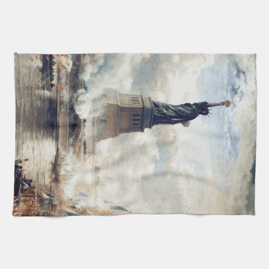 Freiheitsstatue 1886 handtuch (Horizontal)