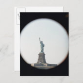 Freiheitsstatue, 1886 postkarte (Vorne/Hinten)