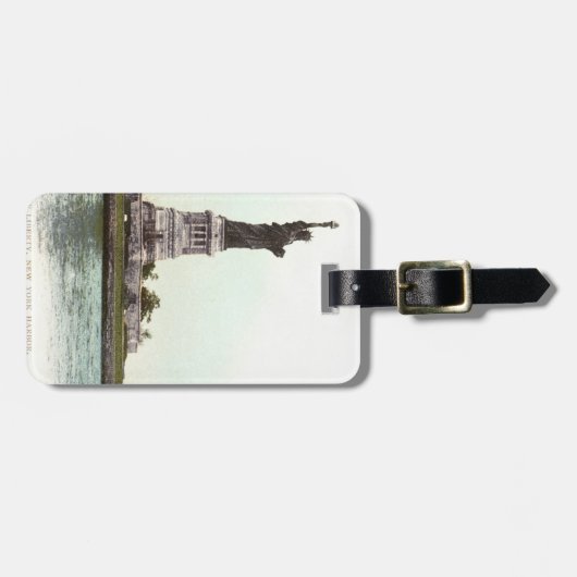 Freiheitsstatue, 1900 gepäckanhänger (Vorderseite horizontal)