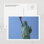 Freiheitsstatue 2001 postkarte (Vorne/Hinten)