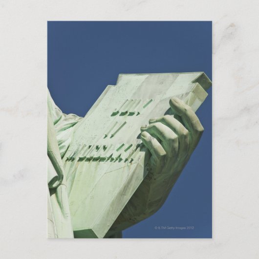 Freiheitsstatue 2 postkarte (Vorderseite)