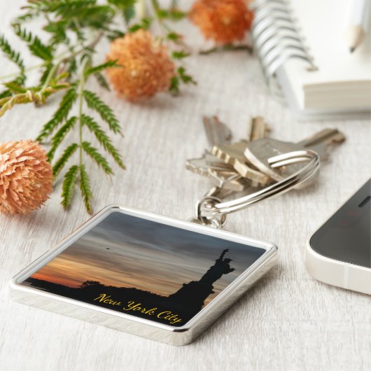 Freiheitsstatue #2 Schlüsselanhänger (Seite)