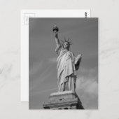 Freiheitsstatue 3 postkarte (Vorne/Hinten)