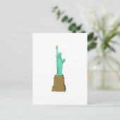 Freiheitsstatue: 3D-Modell: Postkarte (Stehend Vorderseite)