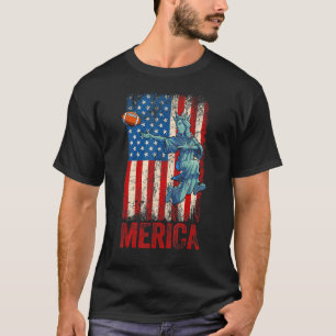 Freiheitsstatue 4. Juli Frauen Männer Amerikanisch T-Shirt