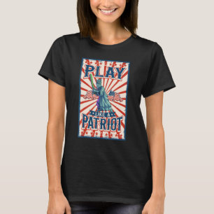 Freiheitsstatue 4. Juli Frauen Männer Amerikanisch T-Shirt