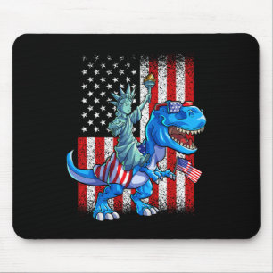 Freiheitsstatue 4. Juli Shirt Jungs Amerikaner Mousepad