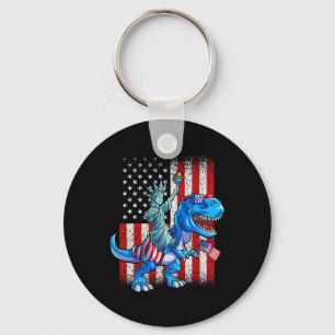 Freiheitsstatue 4. Juli Shirt Jungs Amerikaner Schlüsselanhänger