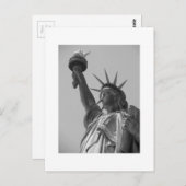 Freiheitsstatue 5 postkarte (Vorne/Hinten)