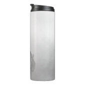 Freiheitsstatue Amerika Schwarz und Weiß Thermosbecher (Nach rechts gedreht)