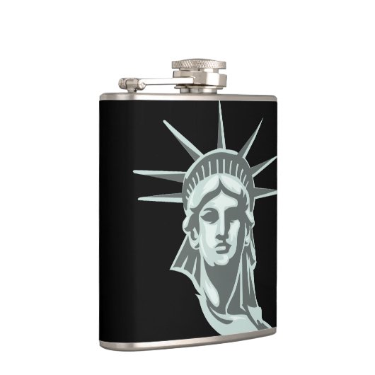 Freiheitsstatue angesagt flachmann (Rechts)