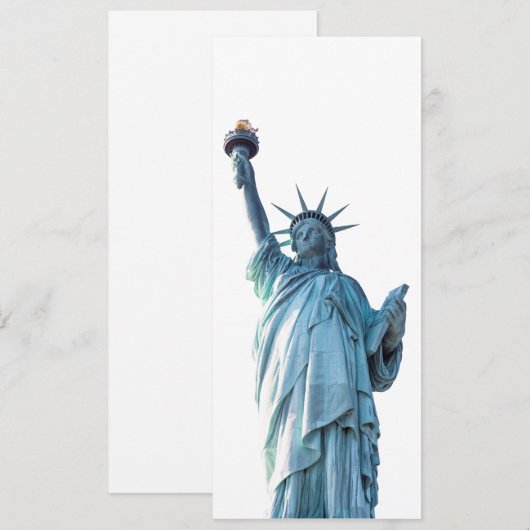 Freiheitsstatue Ankündigung (Vorne/Hinten)