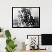 Freiheitsstatue auf der Hauptstadt 1920 Poster (Heimbüro)