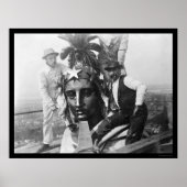 Freiheitsstatue auf der Hauptstadt 1920 Poster (Vorne)