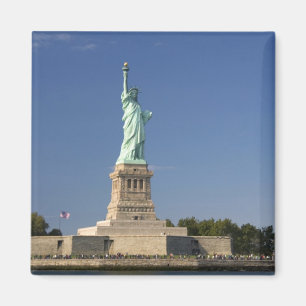 Freiheitsstatue auf Liberty Island in New 2 Magnet