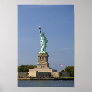 Freiheitsstatue auf Liberty Island in New Poster