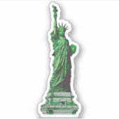 Freiheitsstatue Aufkleber (Vorderseite)