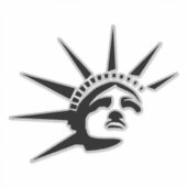 Freiheitsstatue Aufkleber (Vorderseite)