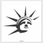 Freiheitsstatue Aufkleber (Blatt)