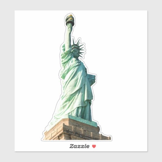 Freiheitsstatue Aufkleber (Blatt)