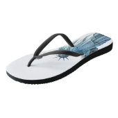 Freiheitsstatue Badesandalen (Schrägansicht)