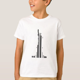 Freiheitsstatue-Bar-Code New York Barcode T-Shirt