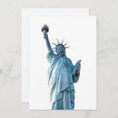 Freiheitsstatue Begleitkarte (Vorne/Hinten)