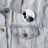 Freiheitsstatue Black & White Button (Beispiel)